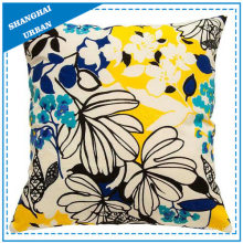 Decoração para casa flores coloridas impresso Throw Pillow